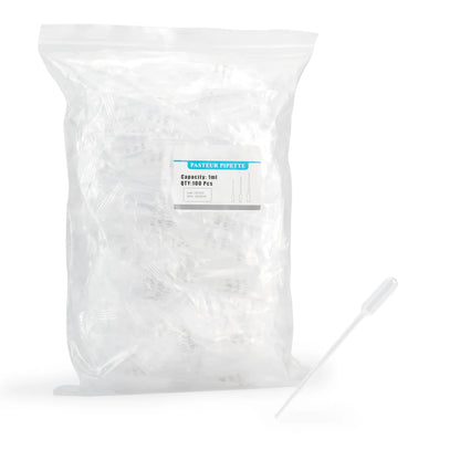 Micropipetas Pasteur Estéril de 1 ML BOLSA 100 UND