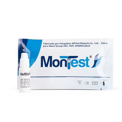 Prueba Rápida de HIV 1.2 Y HIV P24 en Casete MONTEST CAJA 25 UND