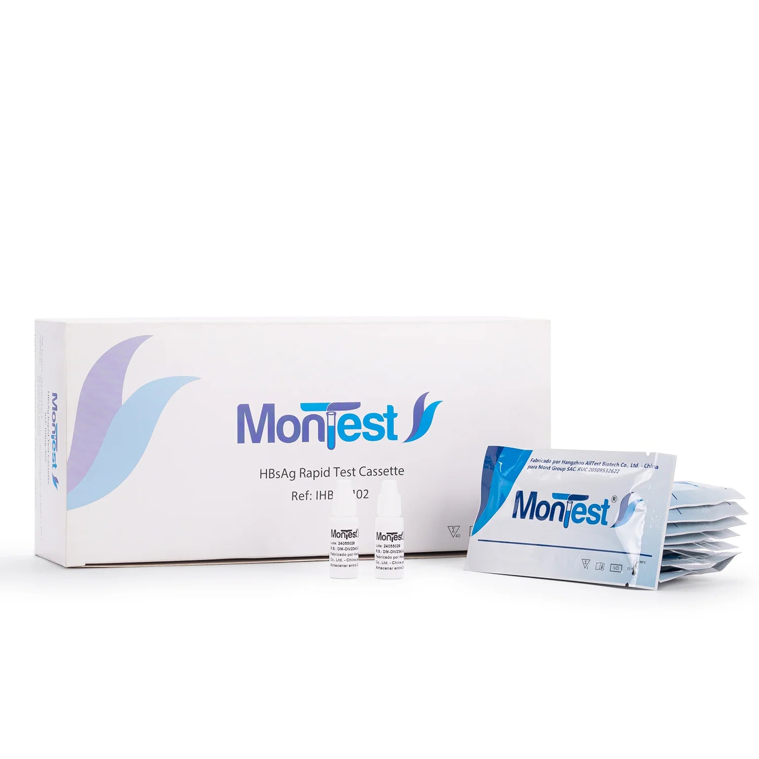 Prueba Rápida de Hepatitis B HBSAG en Casete MONTEST CAJA 40 UND