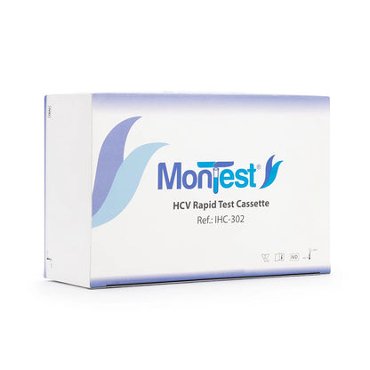 Prueba Rápida Hepatitis C HCV en Casete MONTEST CAJA 30 UND