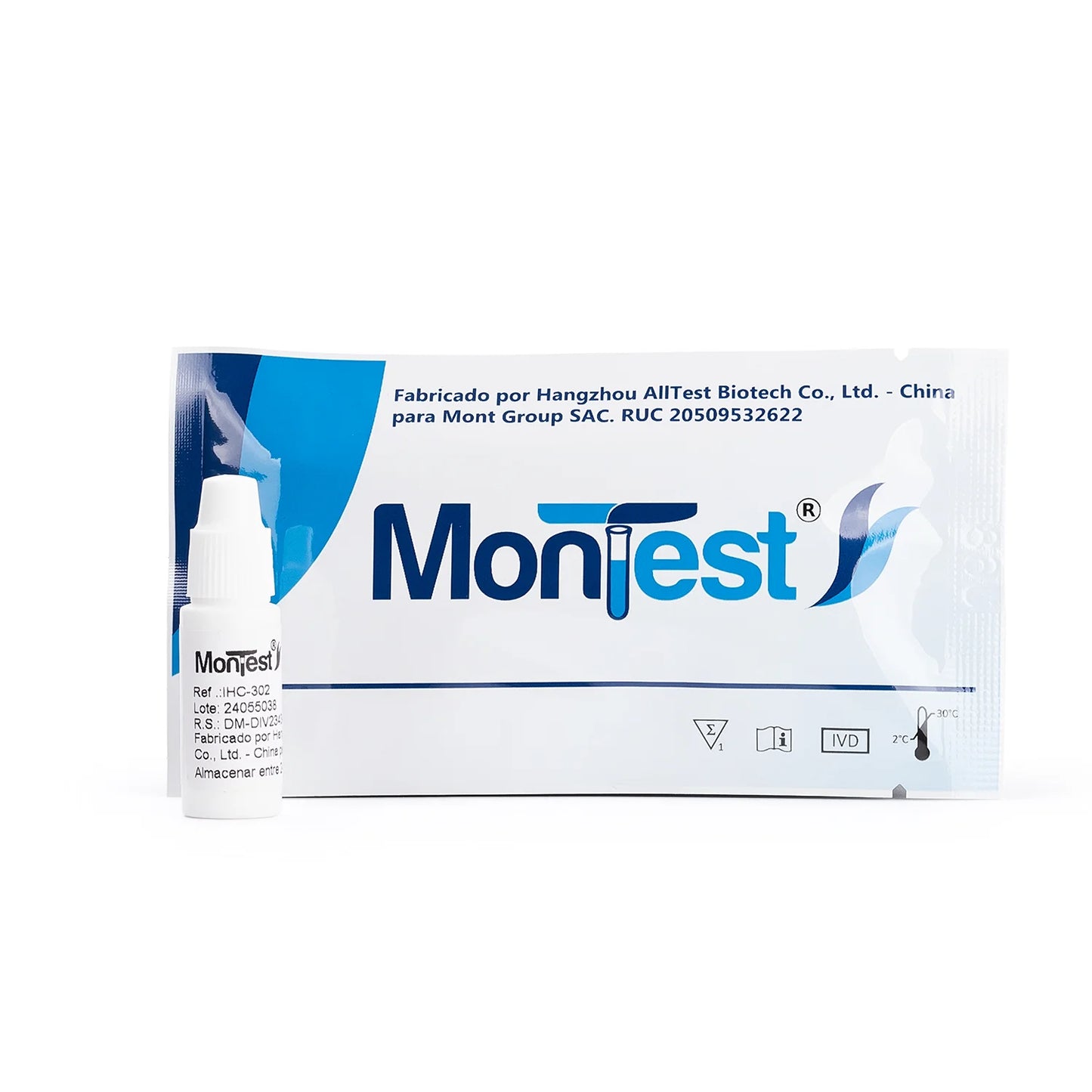 Prueba Rápida Hepatitis C HCV en Casete MONTEST CAJA 30 UND