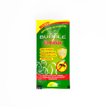 Repelente de Insectos Familiar BUBBLE SACHET 10 ML CAJA 20 UND