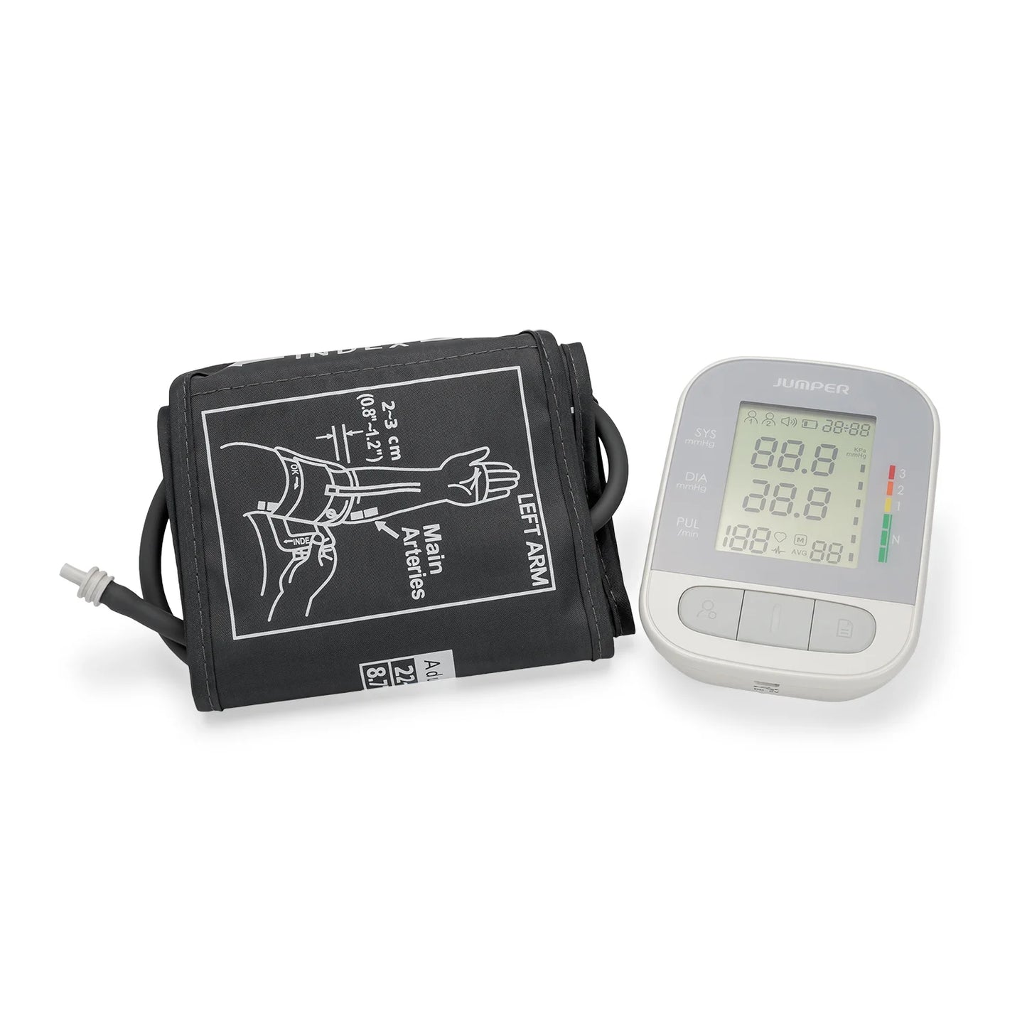 Tensiómetro Digital de Brazo Con Voz JUMPER JPD-HA210