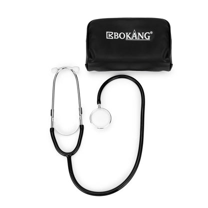 Tensiómetro Manual Aneroide con Estetoscopio BOKANG Negro