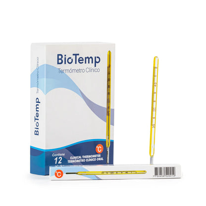 Termómetro Clínico de Mercurio BIOTEMP