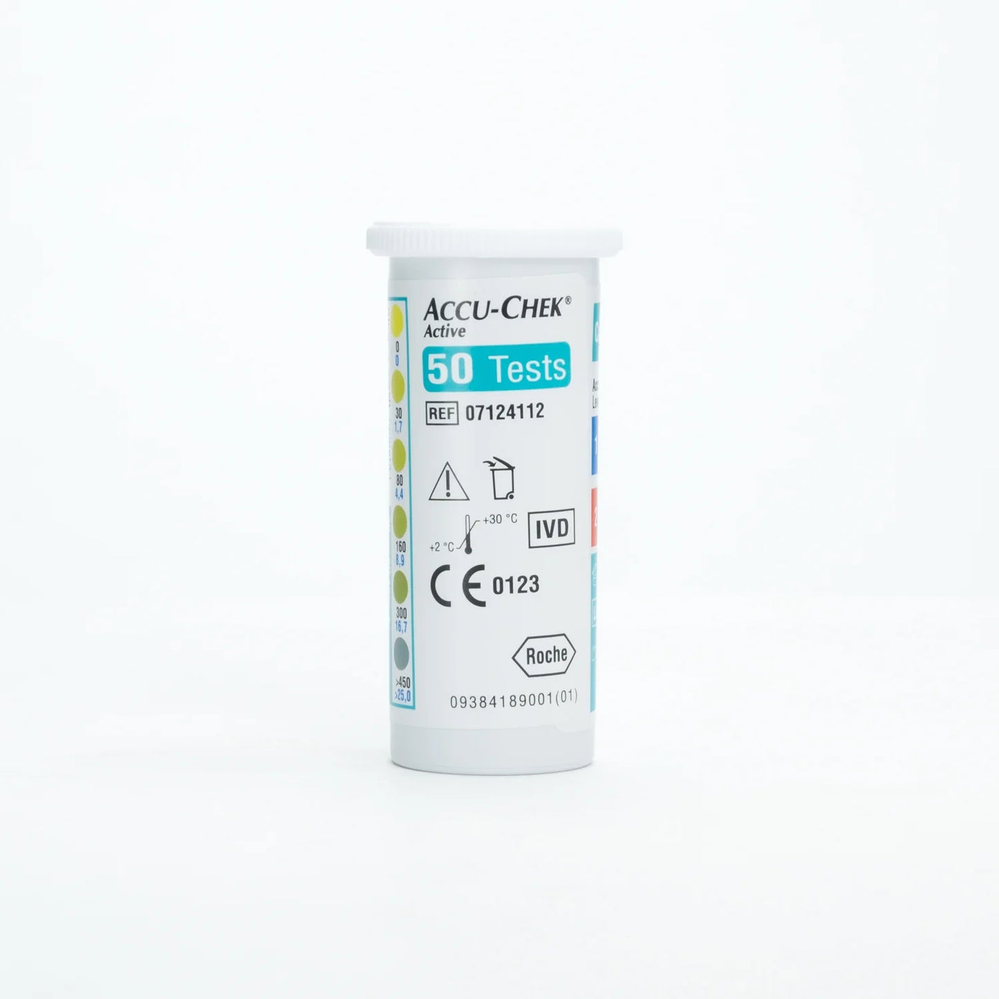 Tiras Reactivas para Glucosa ACCU CHEK ACTIVE CAJA 50 UND
