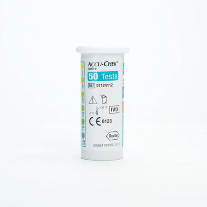 Tiras Reactivas para Glucosa ACCU CHEK ACTIVE CAJA 50 UND