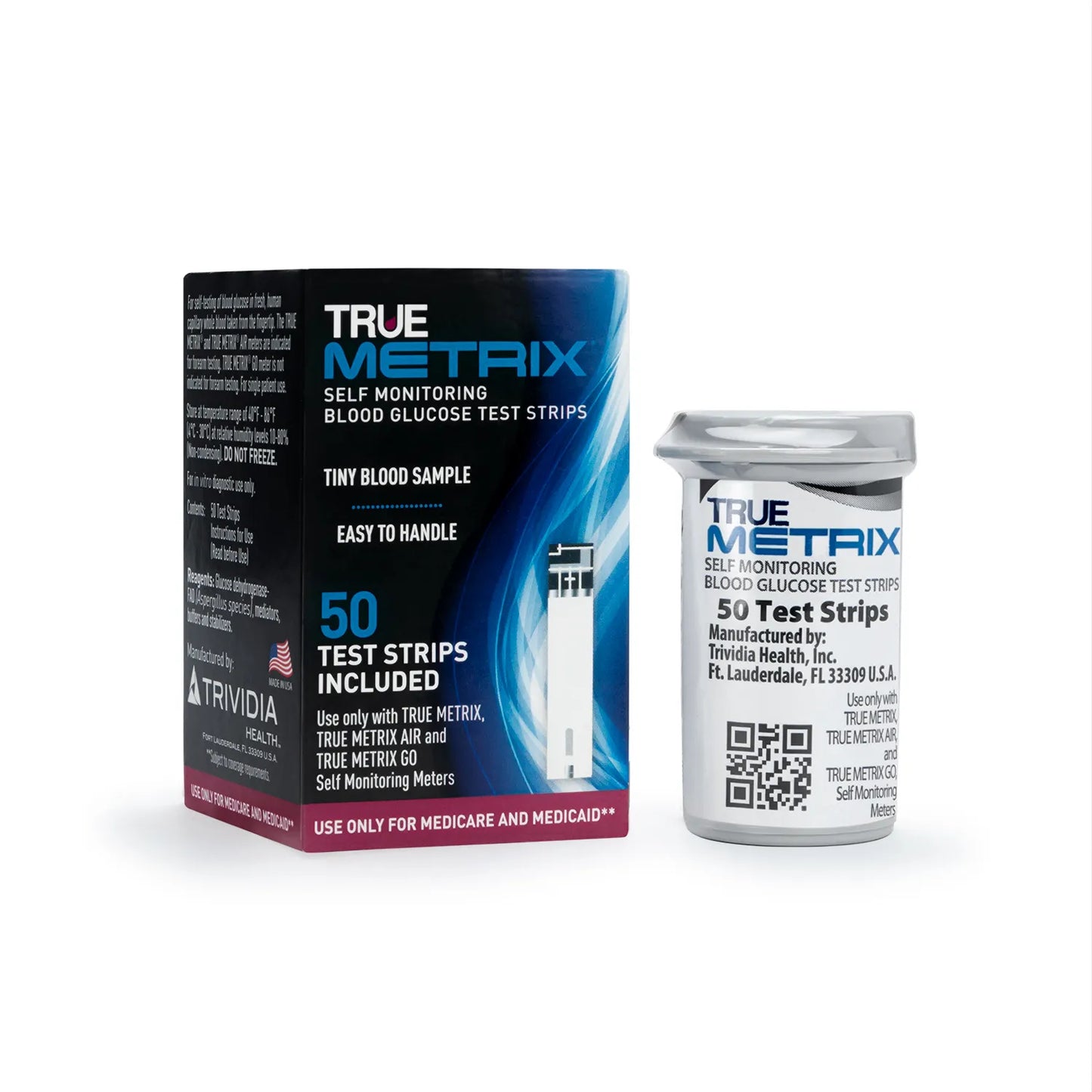 Tiras Reactivas para Glucosa NIPRO TRUE METRIX CAJA 50 UND