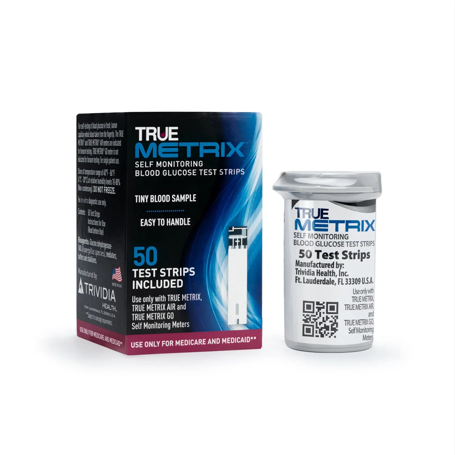 Tiras Reactivas para Glucosa NIPRO TRUE METRIX CAJA 50 UND