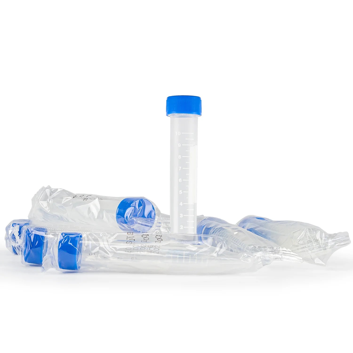 Tubo Cónico con Tapa de 10 ML Estéril BOLSA 100 UND