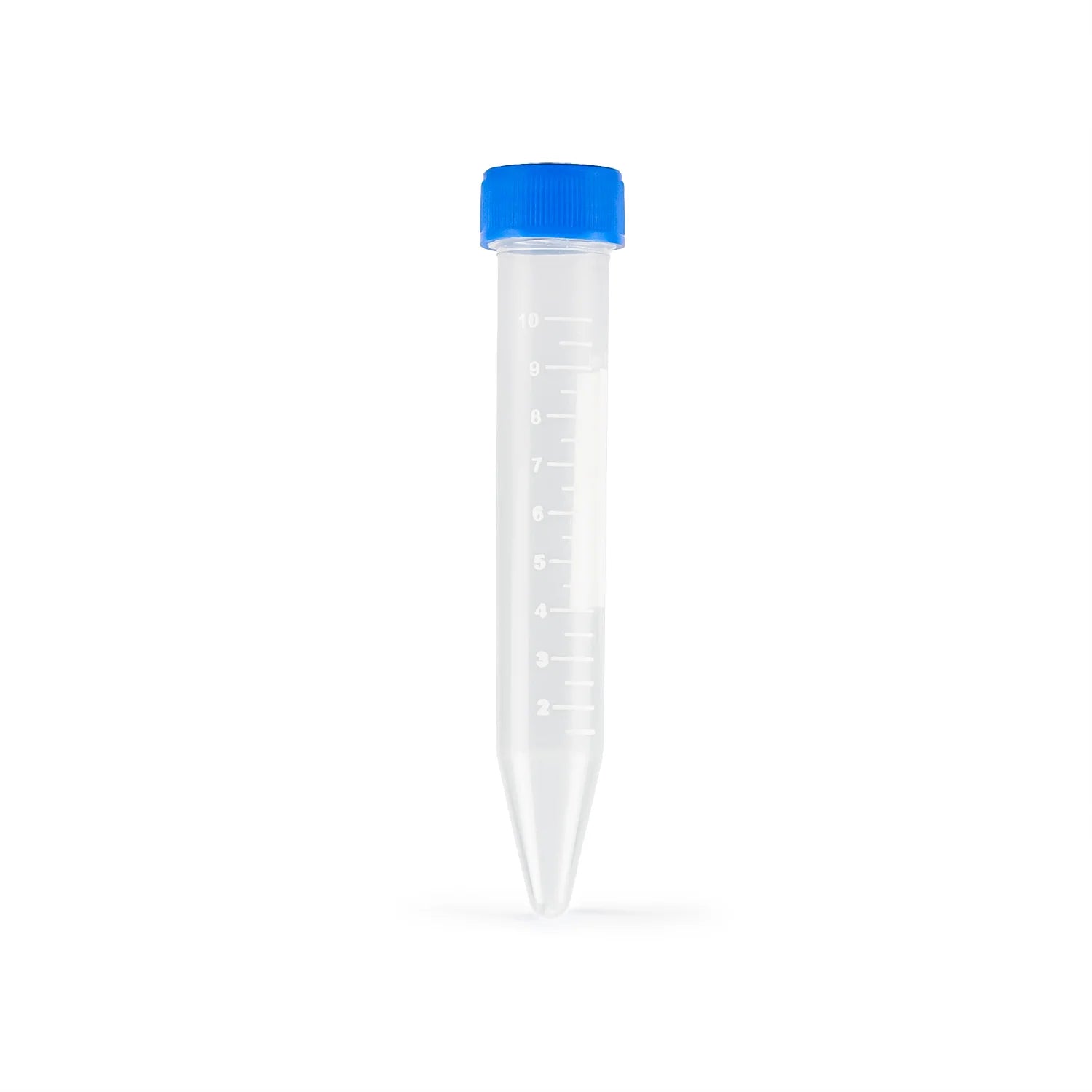 Tubo Cónico con Tapa de 10 ML No Estéril BOLSA 100 UND