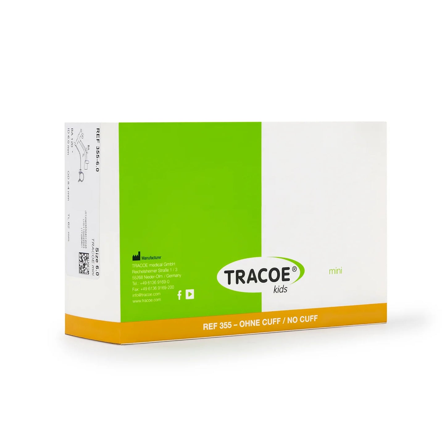 Tubo de Traqueostomía Pediátrico TRACOE N° 6.0