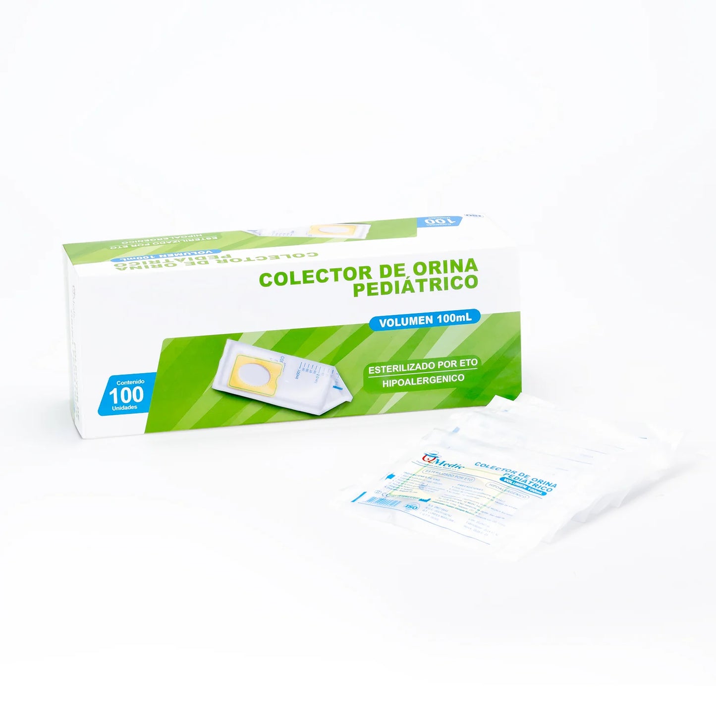 Bolsa Colectora de Orina Pediátrico CAJA 100 UND