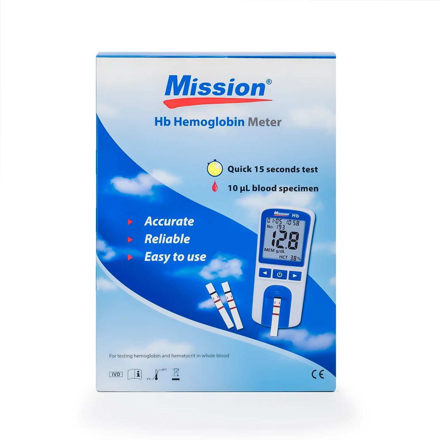 Equipo Medidor de Hemoglobina MISSION