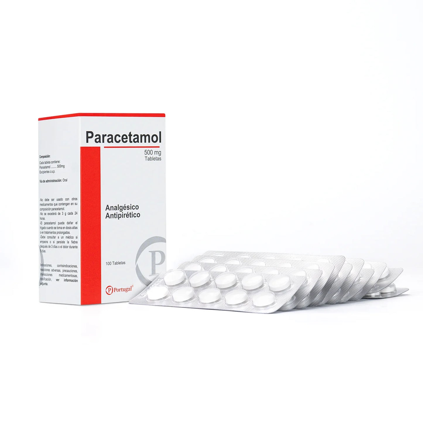Paracetamol 500 MG CAJA 100 UND