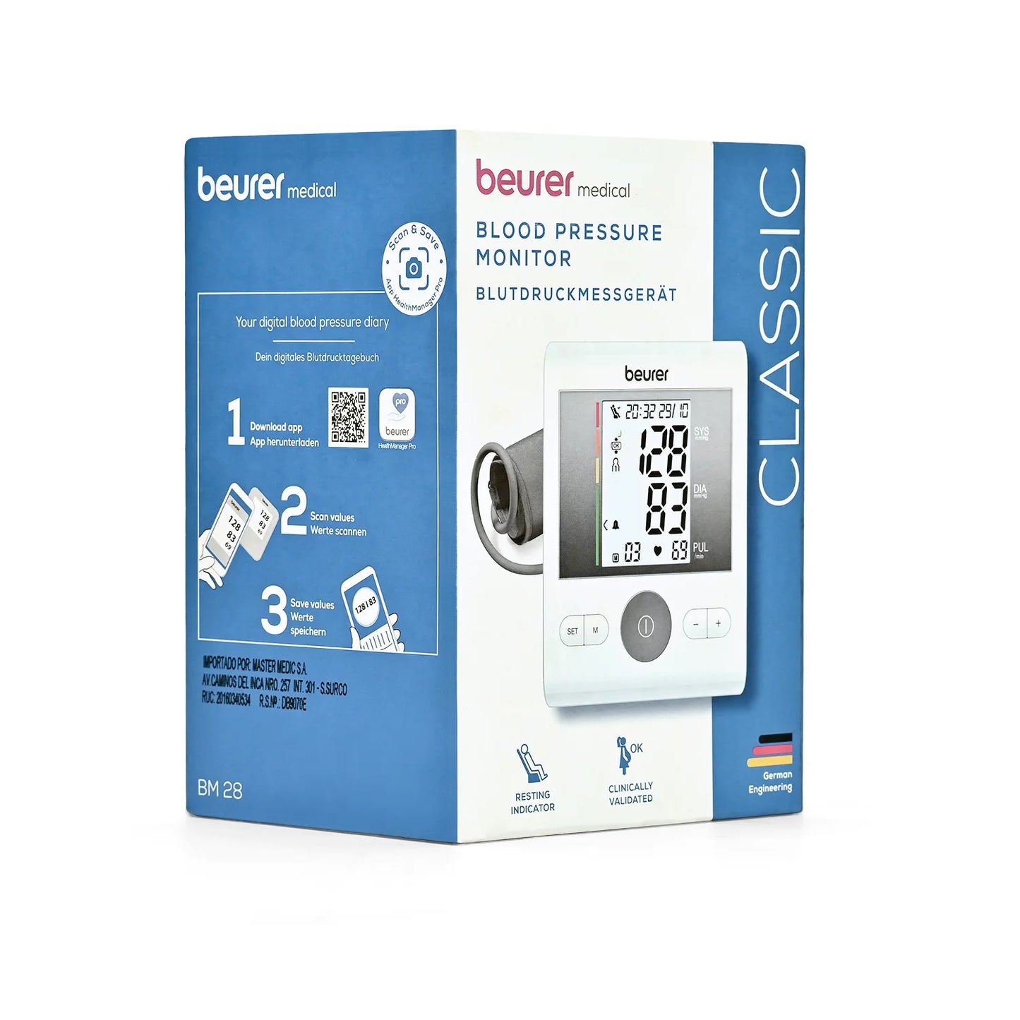 Tensiómetro de Brazo Digital BEURER BM 28