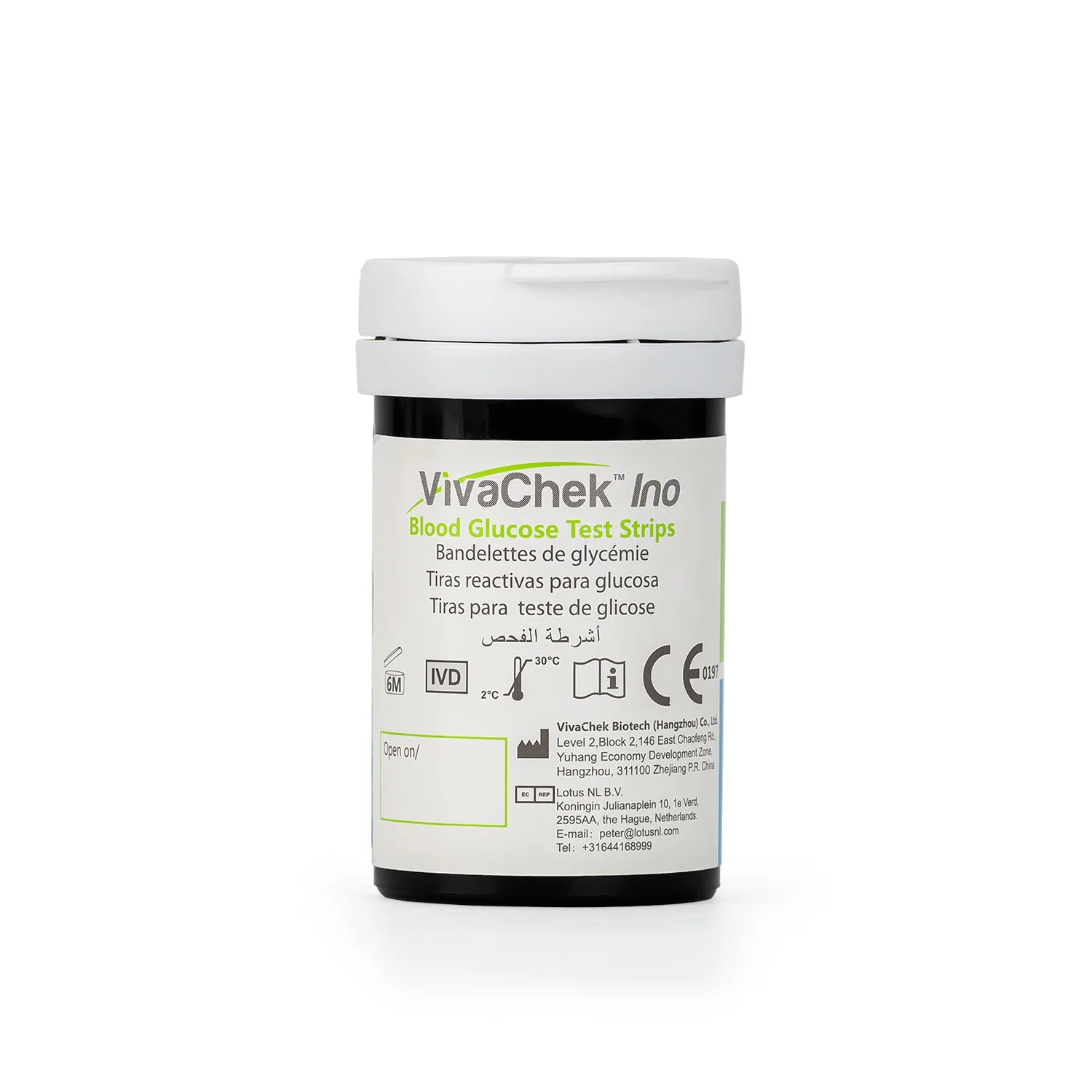 Tiras Reactivas para Glucosa VIVACHEK INO X CAJA 50 UND