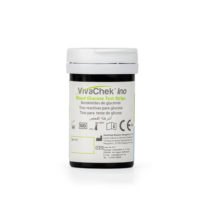 Tiras Reactivas para Glucosa VIVACHEK INO X CAJA 50 UND
