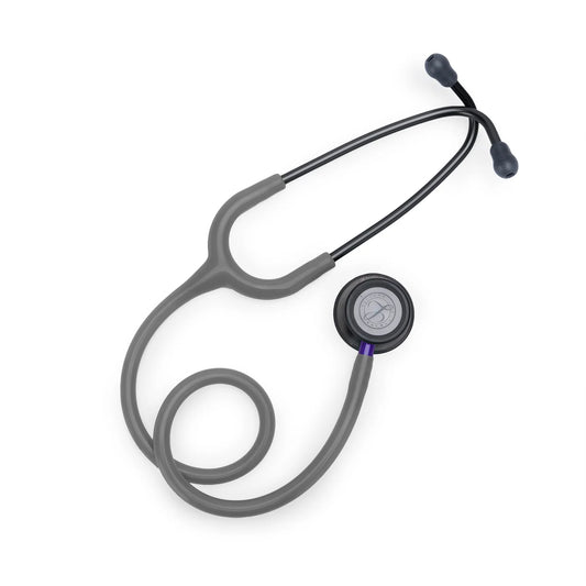 Estetoscopio LITTMANN CLASSIC III Gris Smoke Chestpiece Vástago Violeta 5873