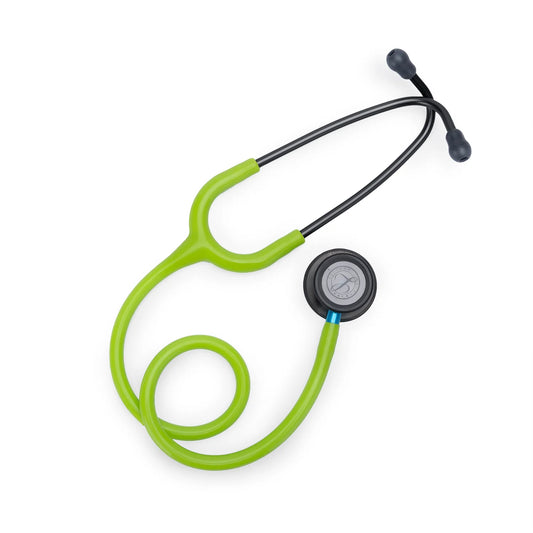 Estetoscopio LITTMANN CLASSIC III Verde Limón Smoke Chestpiece Vástago Azul 5875