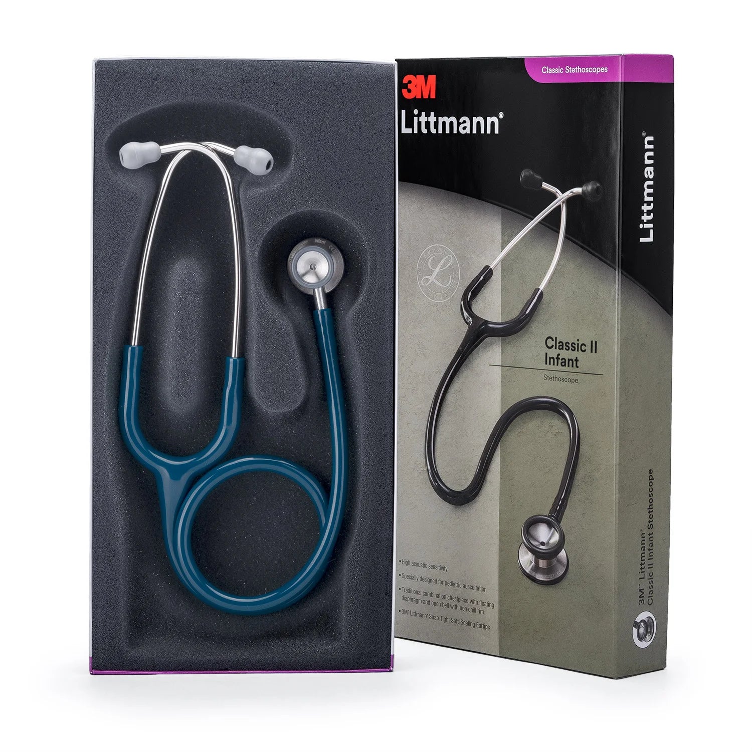 Estetoscopio LITTMANN CLASSIC II Neoinfantil Azul Caribe 2124