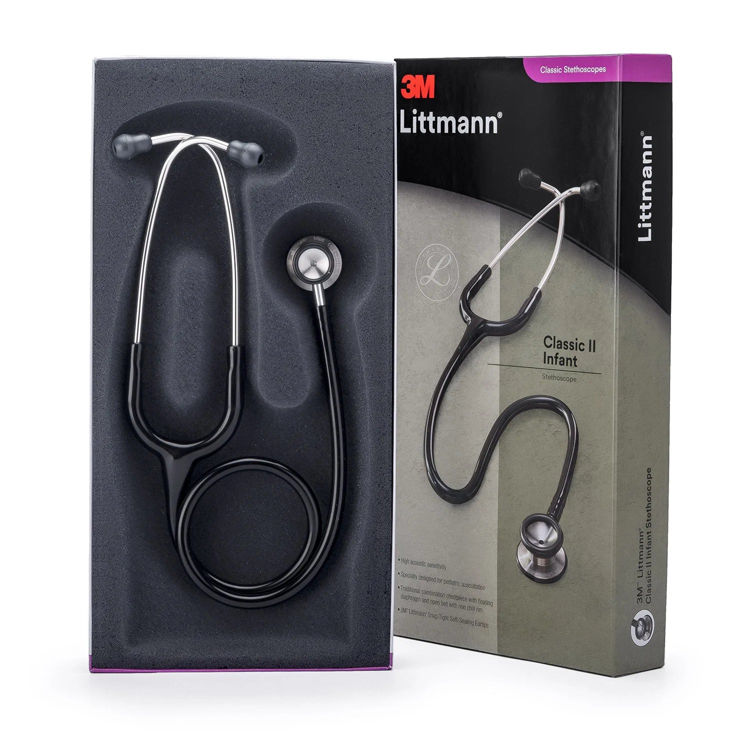 Estetoscopio LITTMANN CLASSIC II Neoinfantil Negro 2114