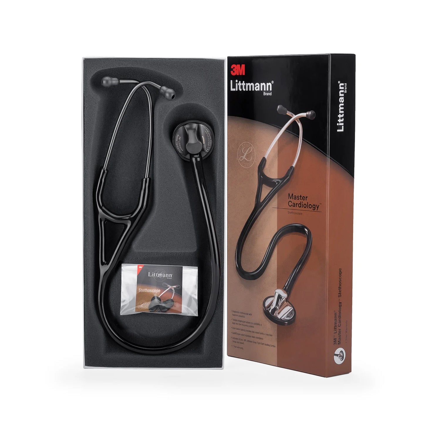 Estetoscopio LITTMANN MASTER CARDIOLOGY Negro Humo Smoke Chestpiece 2176