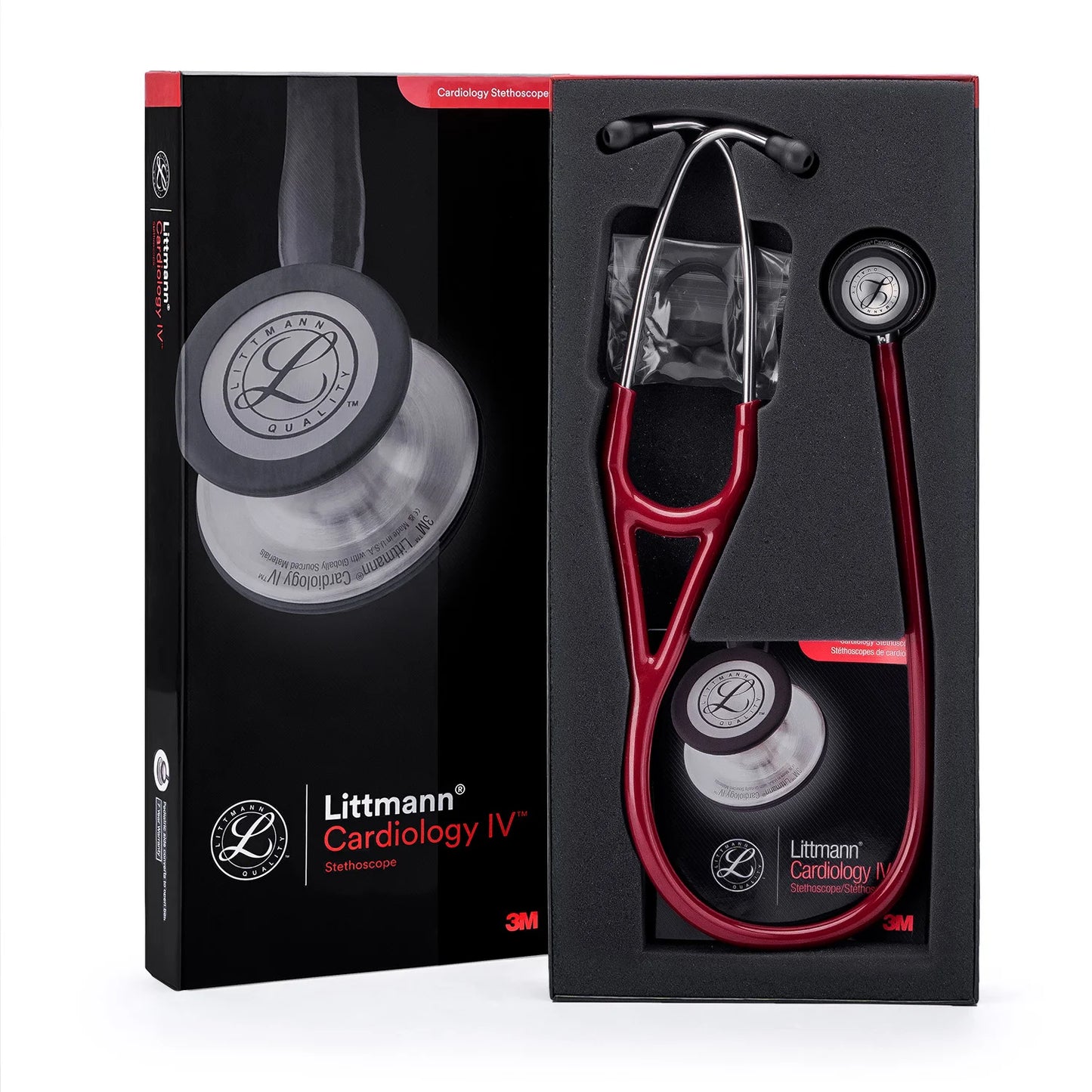 Estetoscopio LITTMANN CARDIOLOGY IV Borgoña Mirror Chestpiece 6170