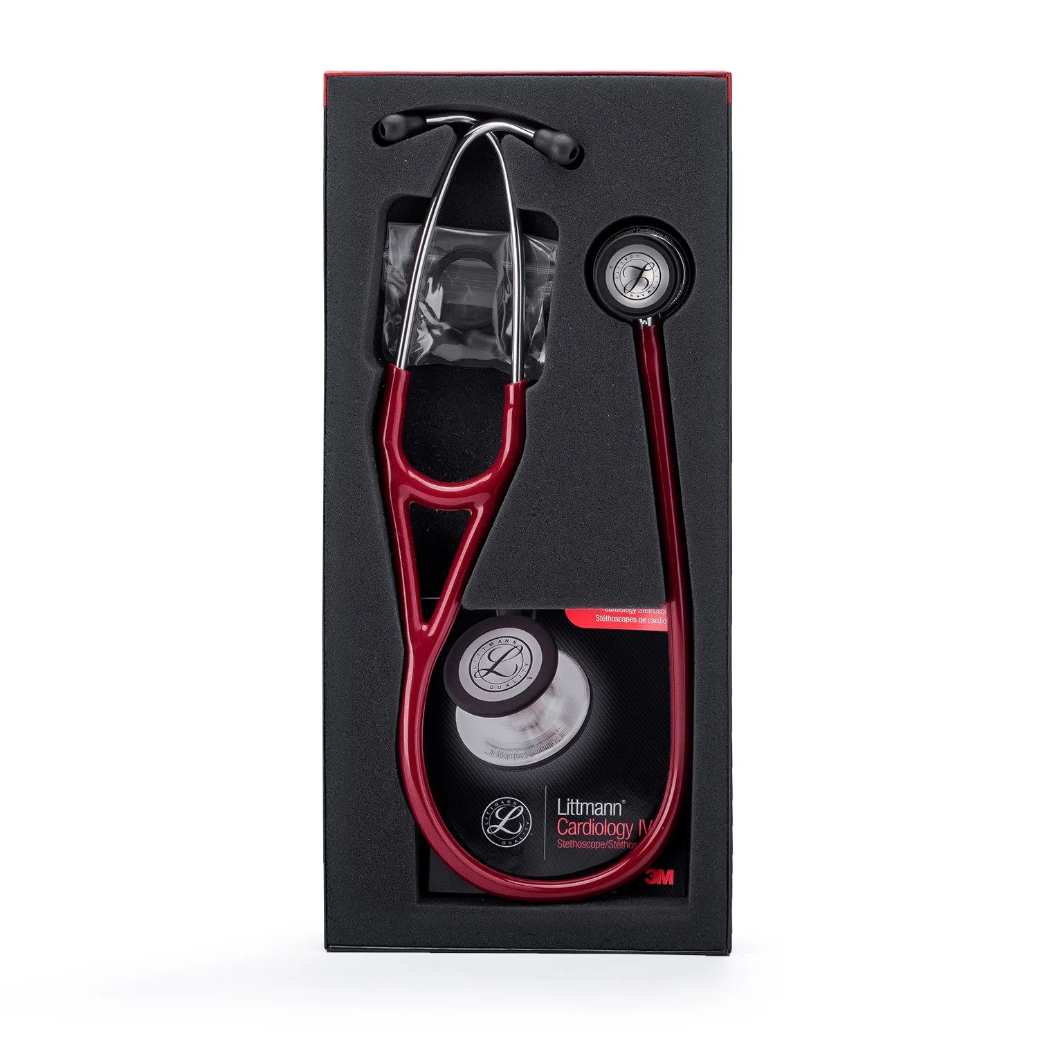 Estetoscopio LITTMANN CARDIOLOGY IV Borgoña Mirror Chestpiece 6170