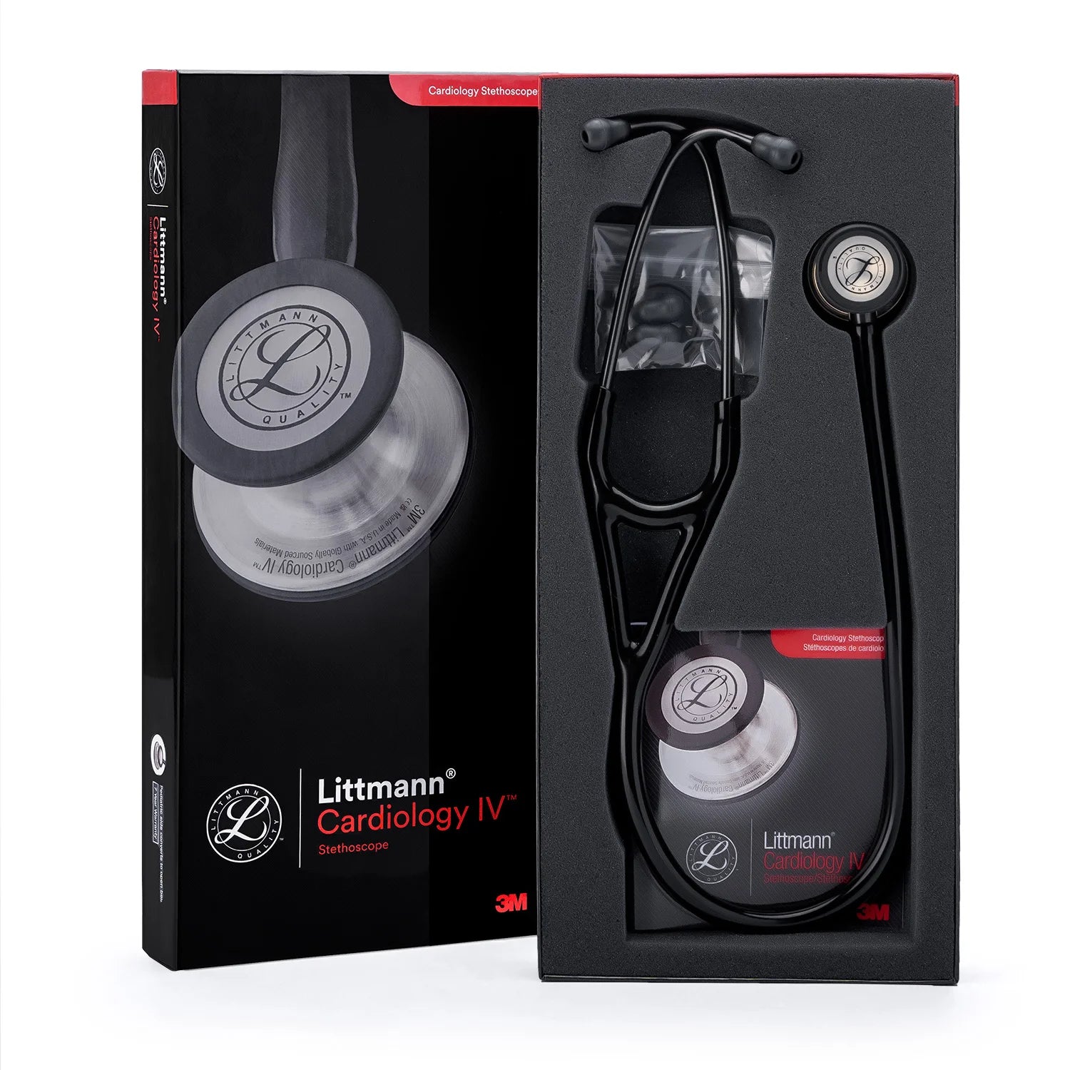 Estetoscopio LITTMANN CARDIOLOGY IV Negro Champagne Chestpiece 6179