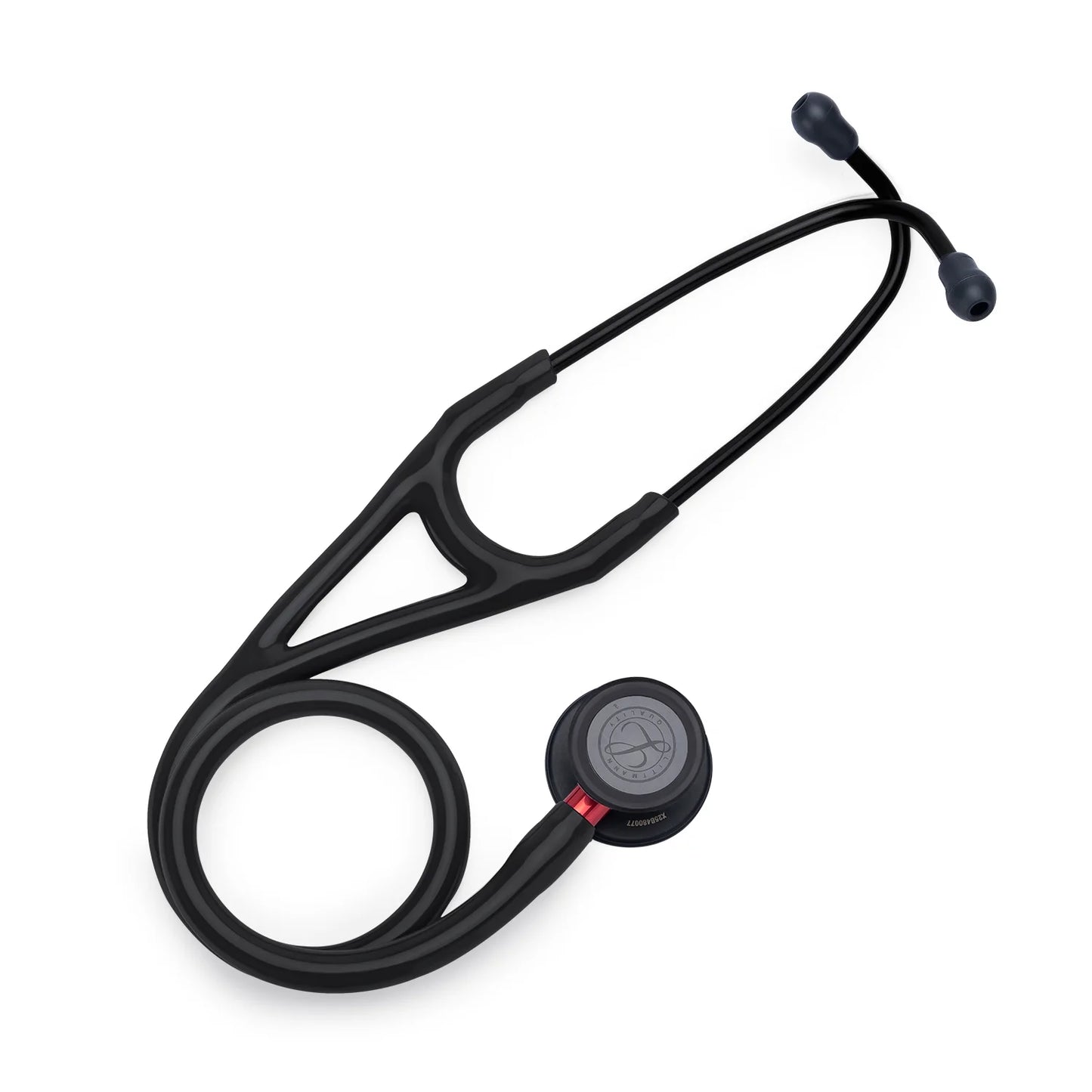 Estetoscopio LITTMANN CARDIOLOGY IV Negro Black Edition Vástago Rojo 6200