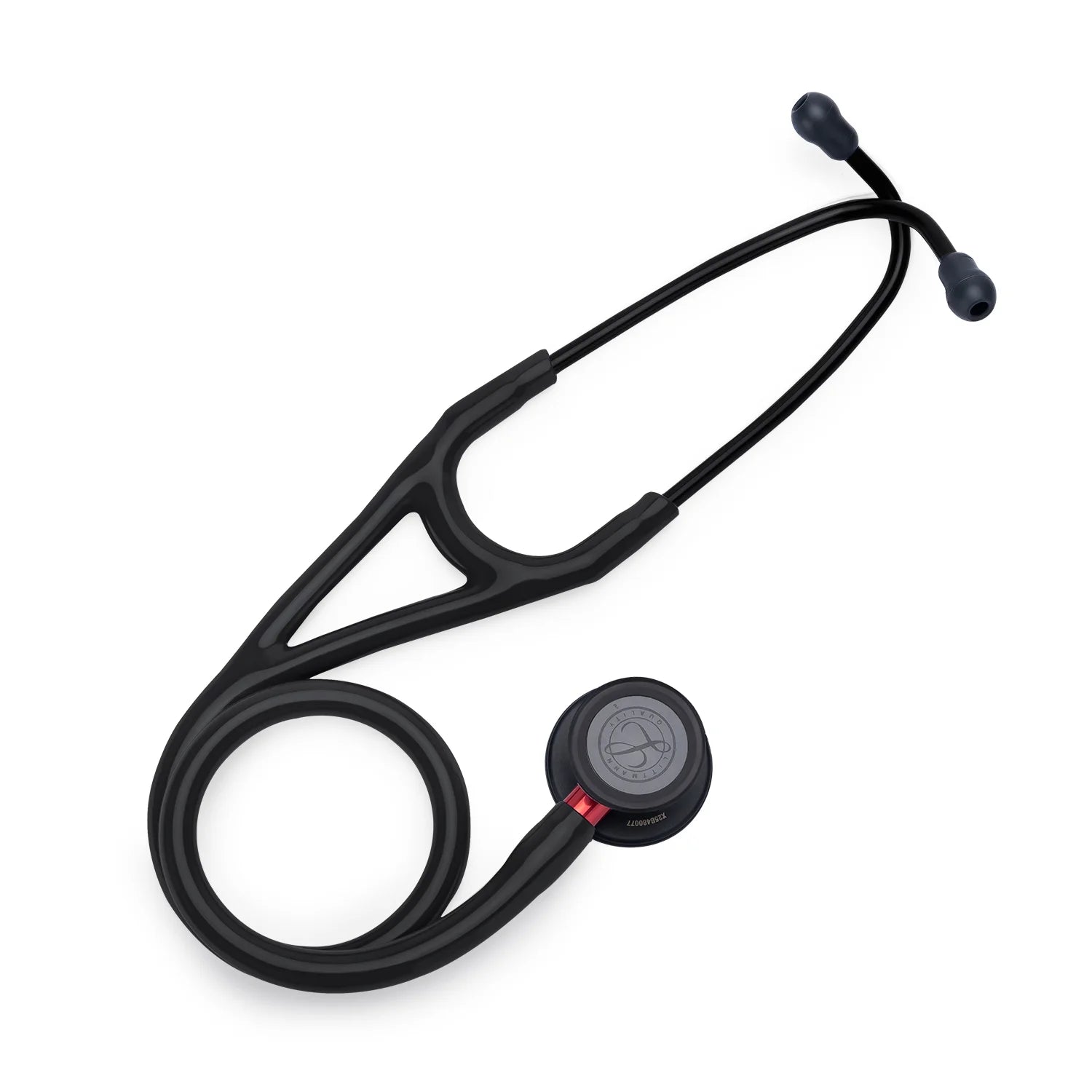 Estetoscopio LITTMANN CARDIOLOGY IV Negro Black Edition Vástago Rojo 6200