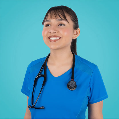 Estetoscopio LITTMANN CARDIOLOGY IV Negro Black Edition Vástago Rojo 6200
