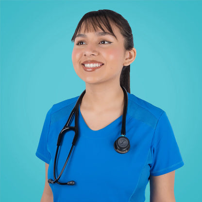 Estetoscopio LITTMANN CARDIOLOGY IV Negro Black Edition Vástago Azul 6201
