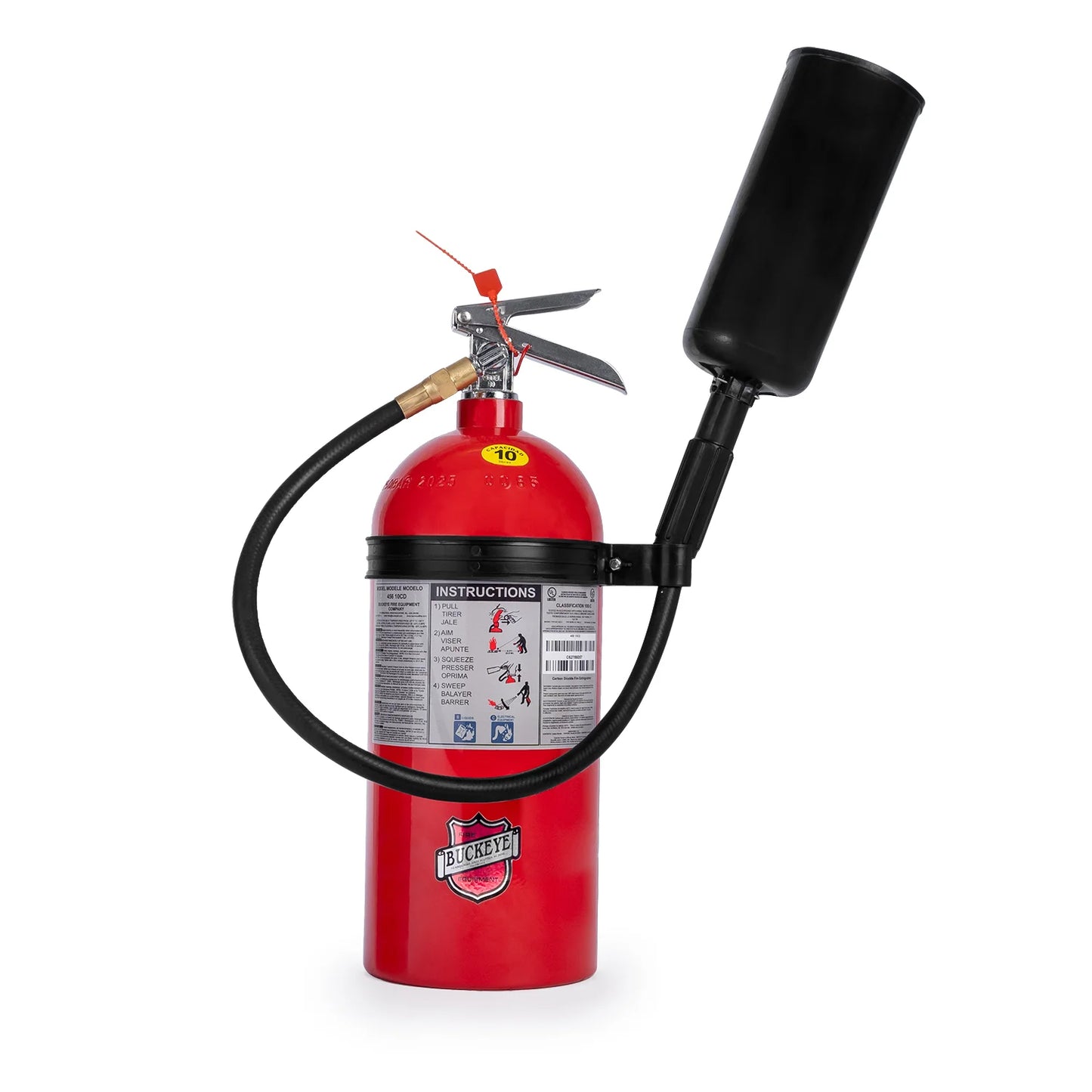 Extintor Dióxido Carbónico CO2 BUCKEYE de 10 LB Certificado