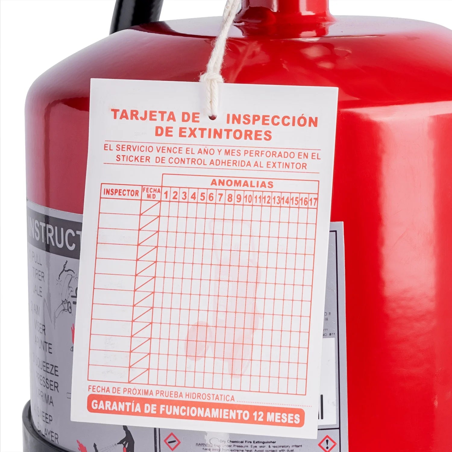 Extintor Polvo Químico Seco ABC BUCKEYE de 20 LB Certificado