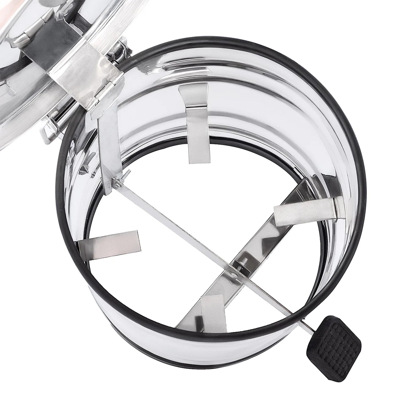 Tacho de Acero Inoxidable con Pedal
