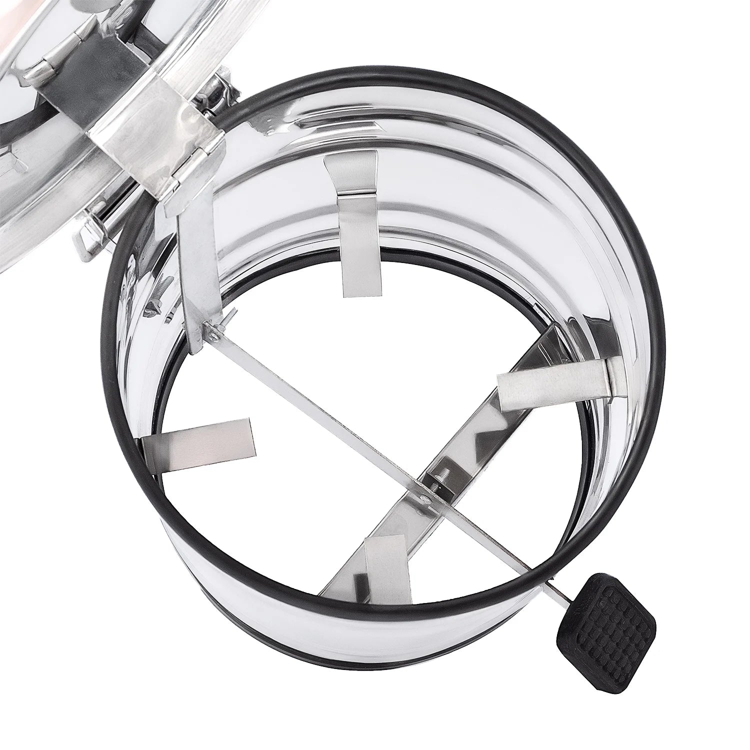 Tacho de Acero Inoxidable con Pedal