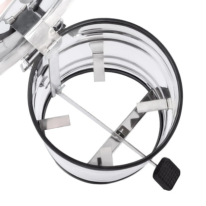 Tacho de Acero Inoxidable con Pedal