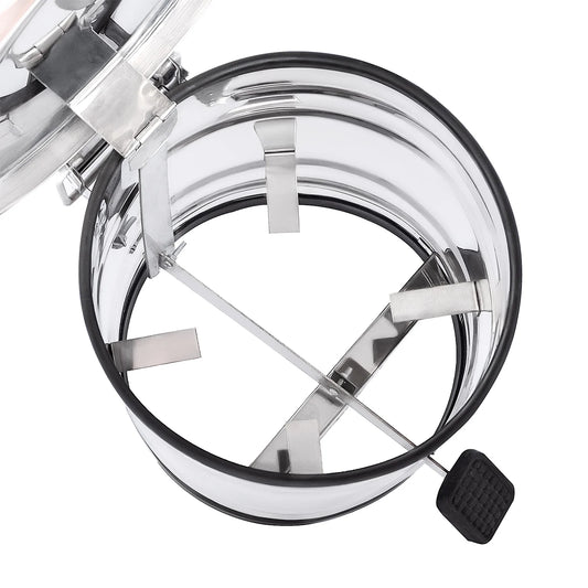 Tacho de Acero Inoxidable con Pedal