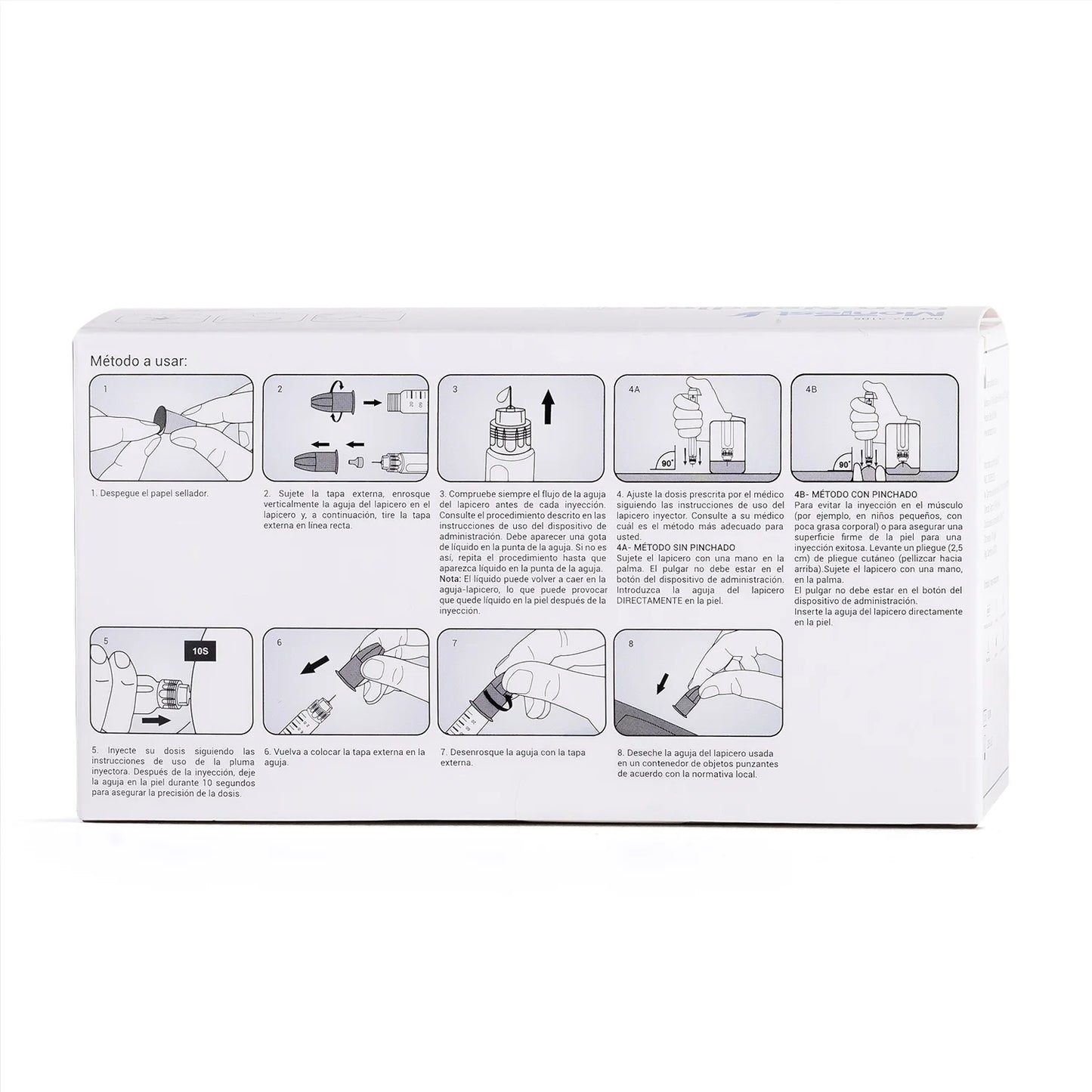 Aguja para Insulina MONTEST PLUS 31 G X 5 MM CAJA 100 UND