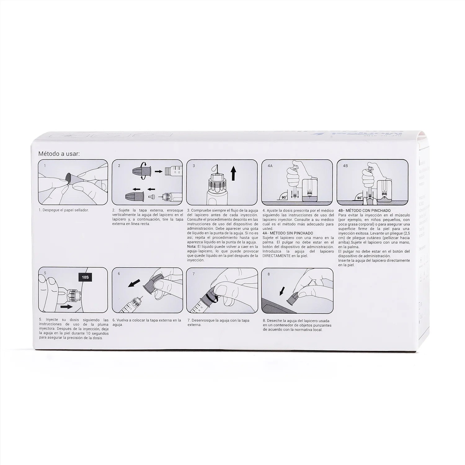 Aguja para Insulina MONTEST PLUS 31 G X 5 MM CAJA 100 UND
