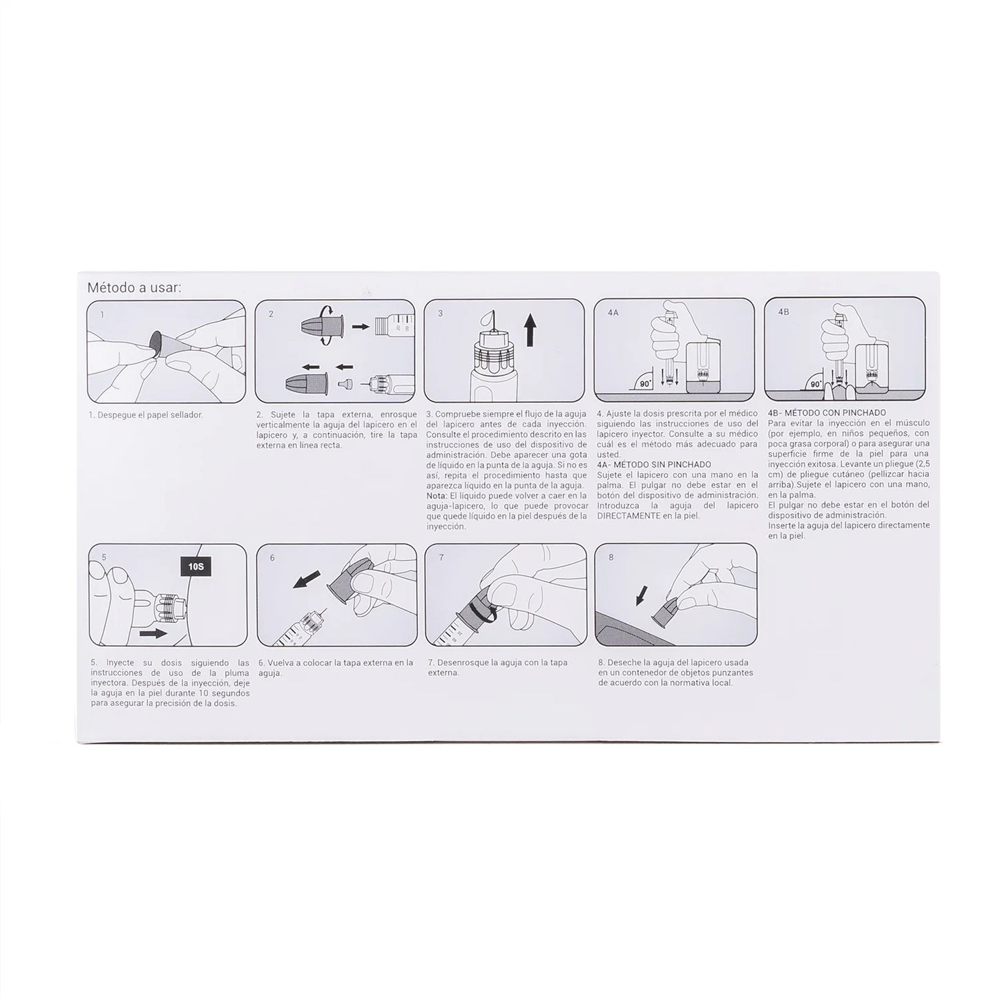 Aguja para Insulina MONTEST PLUS 32 G X 4 MM CAJA 100 UND