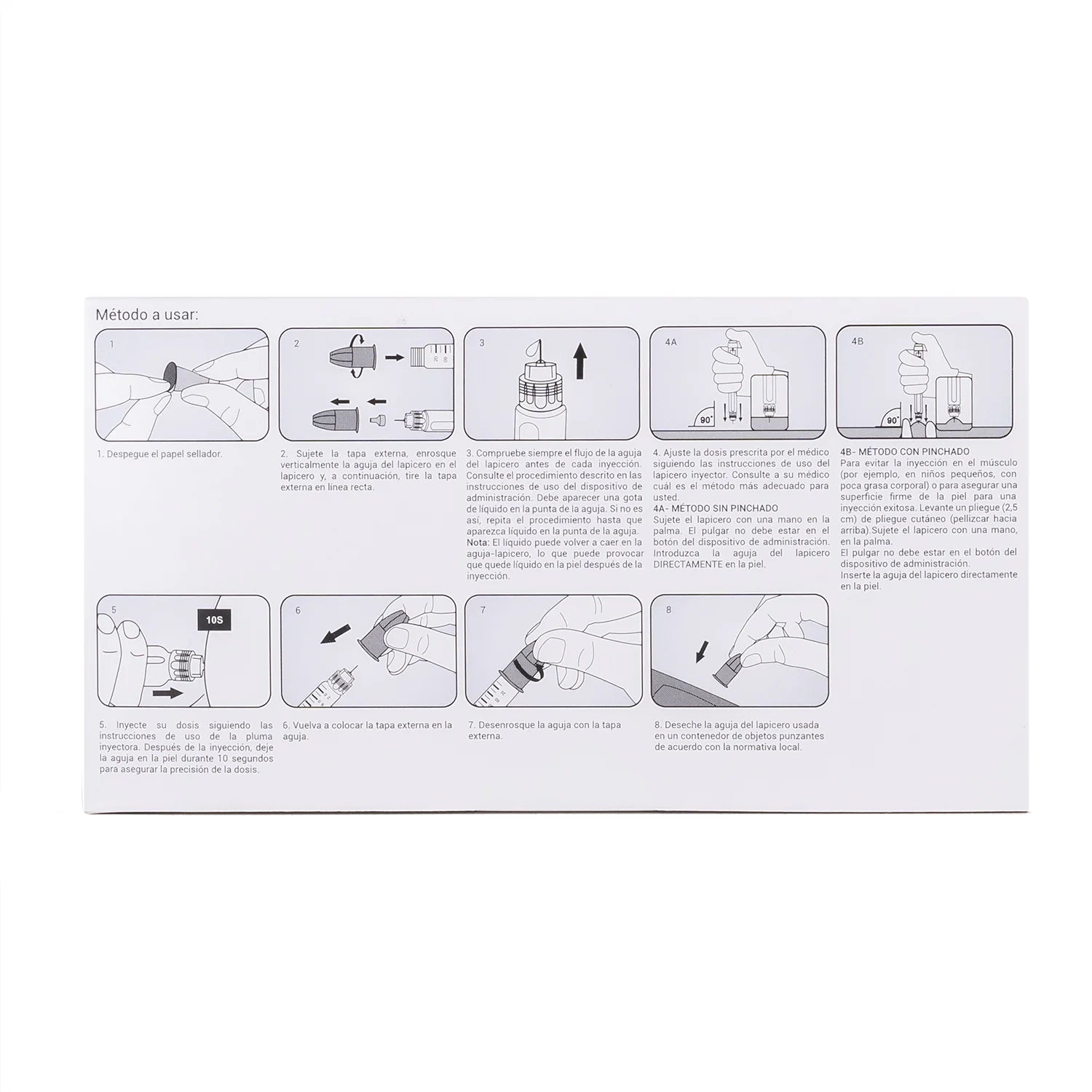 Aguja para Insulina MONTEST PLUS 32 G X 4 MM CAJA 100 UND