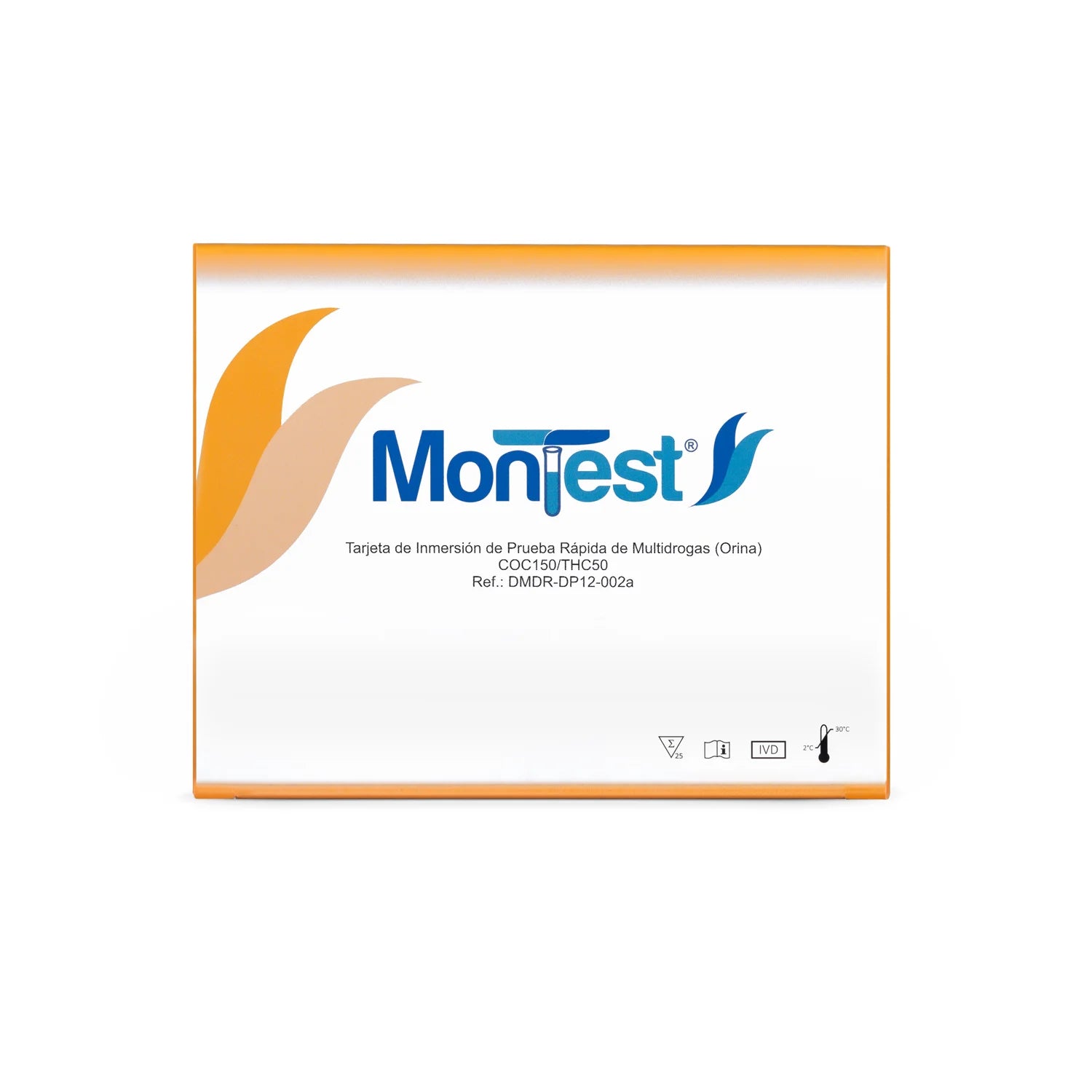 Tarjeta de Inmersión Multidrogas MONTEST 2P CAJA 25 UND