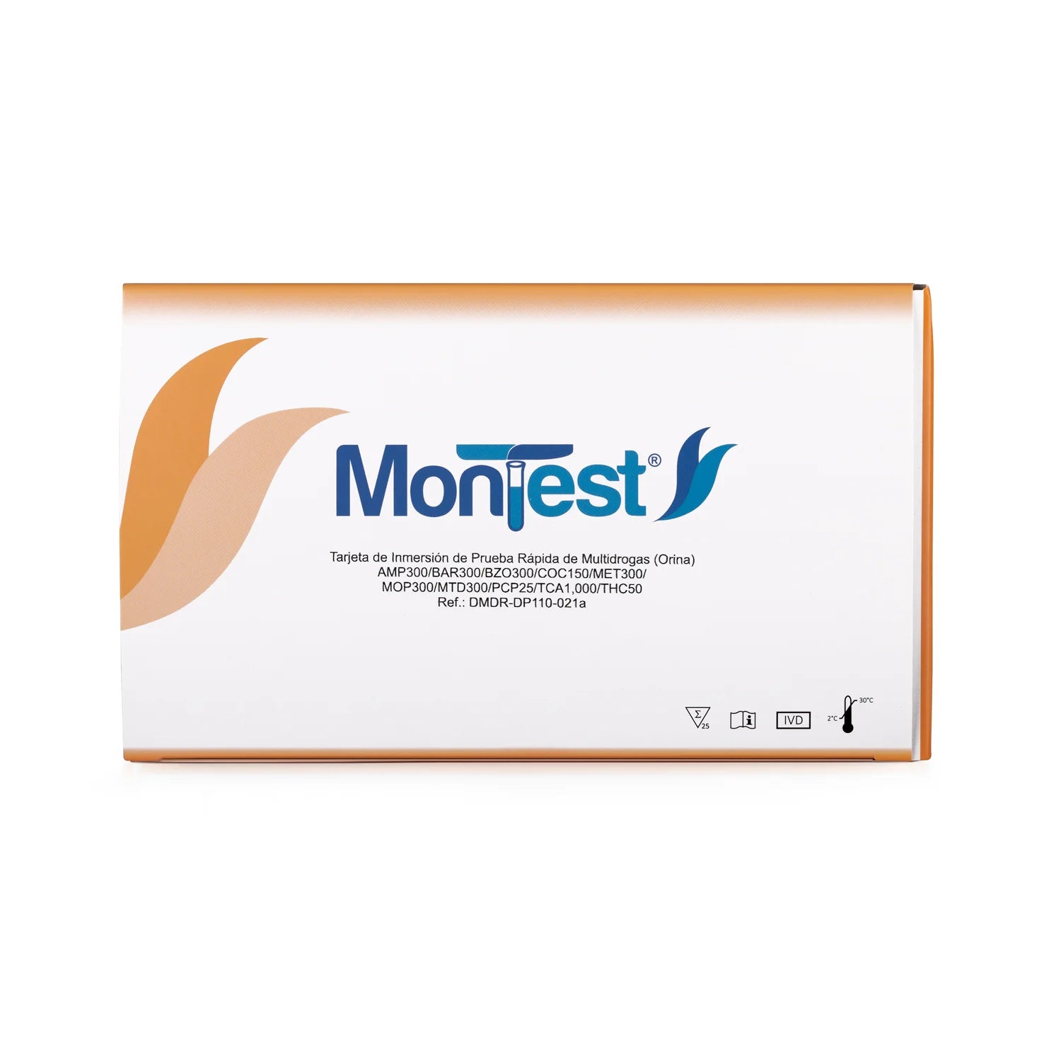 Tarjeta de Inmersión Multidrogas MONTEST 10P CAJA 25 UND