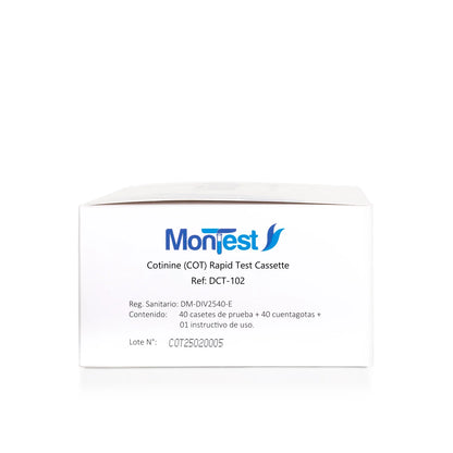 Test de Orina para Detección de Cotinina MONTEST CAJA 40 UND