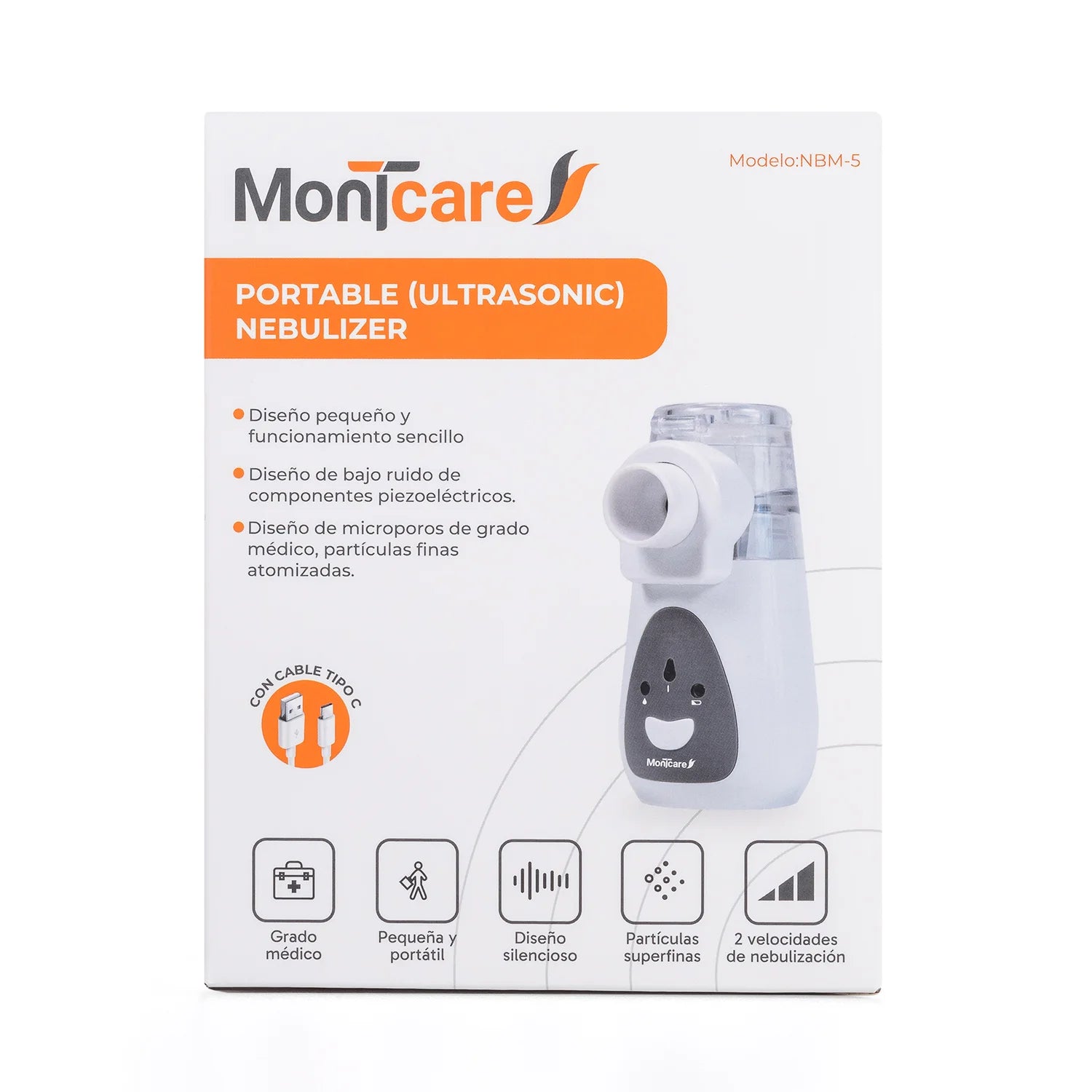 Nebulizador Portátil MONTCARE Ultrasónico