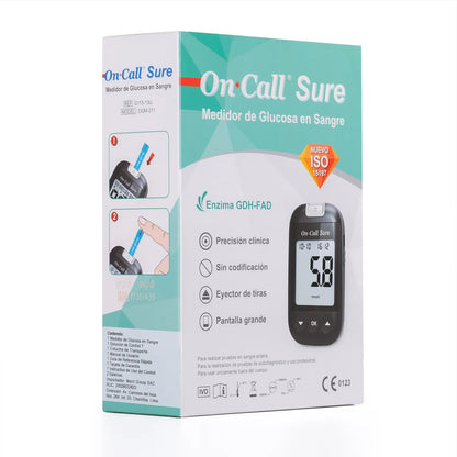 Glucómetro ON CALL Sure Kit Básico