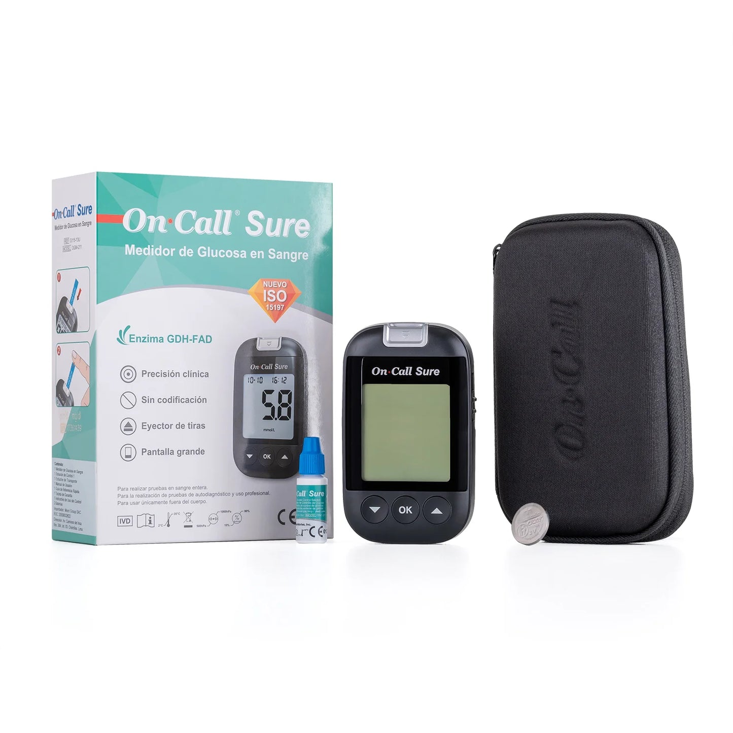 Glucómetro ON CALL Sure Kit Básico